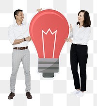 Creative team png element, transparent background