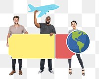 Travel png element, transparent background