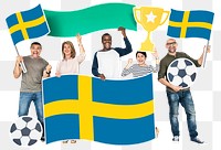 Png Football fans Sweden, transparent background