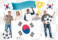 Png Football fans Korea, transparent background