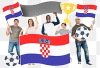 Png Football fans Croatia, transparent background