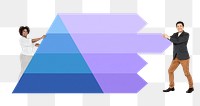 Hierarchy png element, transparent background