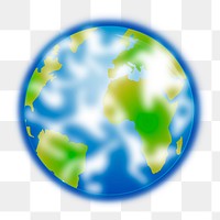 PNG Earth clipart, transparent background. Free public domain CC0 image.