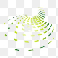Gradient spiral  png clipart illustration, transparent background. Free public domain CC0 image.