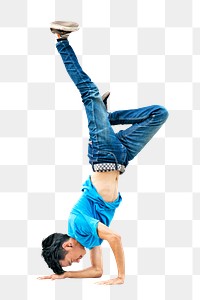 PNG Breakdance, collage element, transparent background