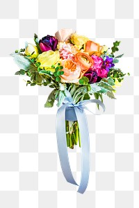 PNG flower bouquet, collage element, transparent background