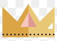 Crown icon png, transparent background