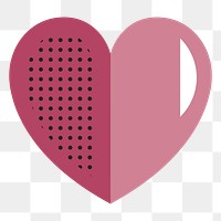 Valentines day png Heart Love Icon Symbol, transparent background
