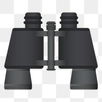 Png Binocular element, transparent background