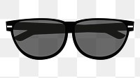 Png Black Sunglasses element, transparent background