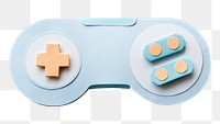 PNG Paper craft gaming controller, collage element, transparent background