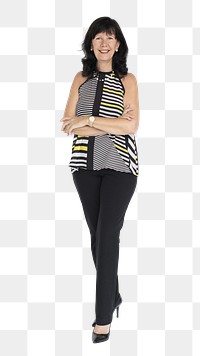 Businesswoman png element, transparent background