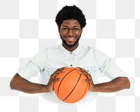 PNG Basketball player, collage element, transparent background