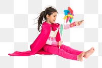 Girl png element, transparent background