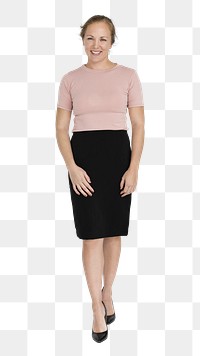 Businesswoman png element, transparent background