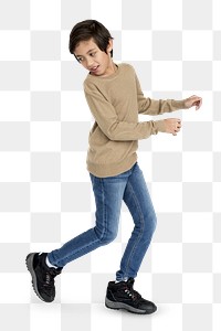 Kid png element, transparent background