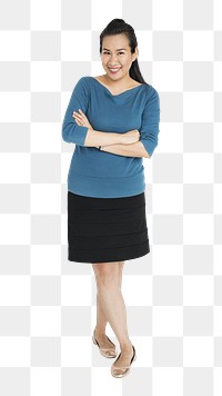 Asian woman png element, transparent background