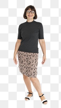 Woman png element, transparent background