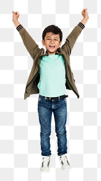 Kid png element, transparent background