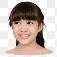 Girl png element, transparent background