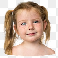 Girl png element, transparent background