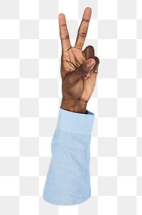 Peace sign png hand transparent background