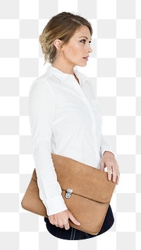 Businesswoman png element, transparent background