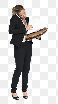 Businesswoman png element, transparent background