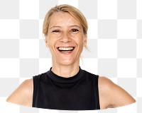 Woman png element, transparent background