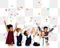 Kids png element, transparent background