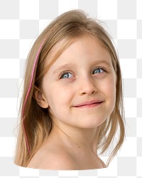 Girl png element, transparent background