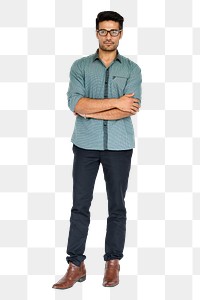 Man png element, transparent background