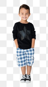 Kid png element, transparent background