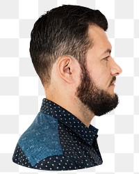 Man png element, transparent background