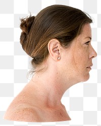 Woman png element, transparent background