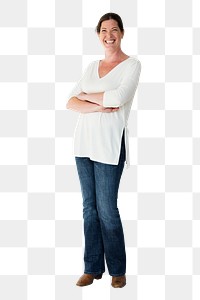 Woman png element, transparent background