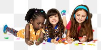 Kids png element, transparent background