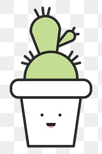 Cactus icon  png, transparent background