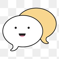 Speech bubble  png, transparent background