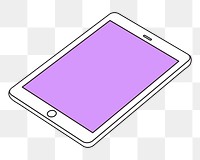 Png digital device element, transparent background