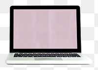 Png notebook laptop screen, isolated object, transparent background