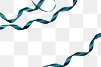 Ribbon border png element, transparent background