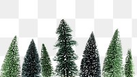 Christmas border png element, transparent background