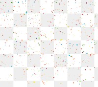 Confetti png element, transparent background