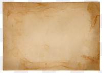 PNG Stained old paper rectangle transparent background