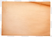 PNG Stained old paper rectangle transparent background