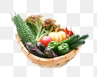 PNG Vegetables, collage element, transparent background