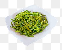 PNG morning glory stir fry, collage element, transparent background