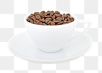 PNG coffee beans, collage element, transparent background