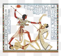 Egyptian hieroglyphic png, transparent background